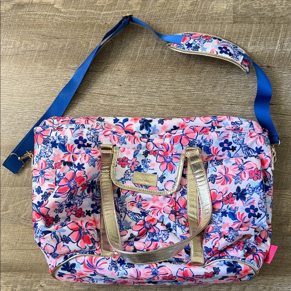Lilly Pulitzer Party like a Lobstar Insulated Beach Tote Shoulder Bag